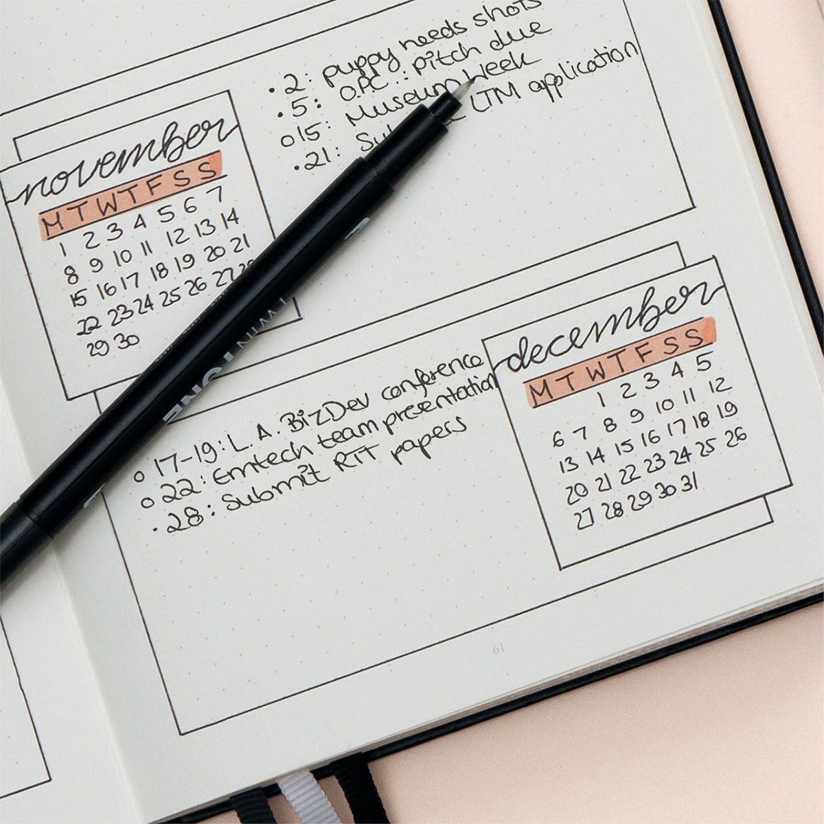 Notes Bullet Journal 120g – turkusowy, Leuchtturm1917, papierniczy design