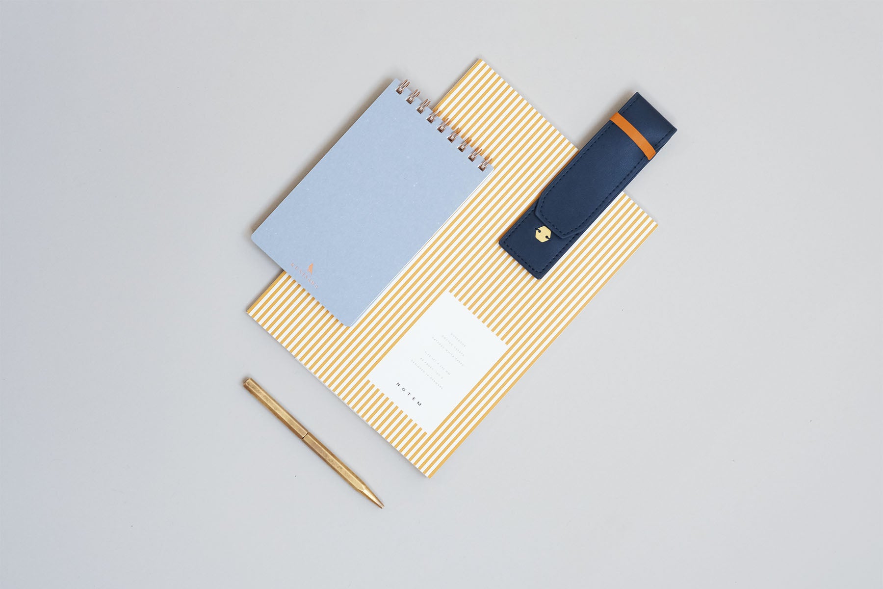 Notatnik Vita – ochra, Notem, papierniczy design