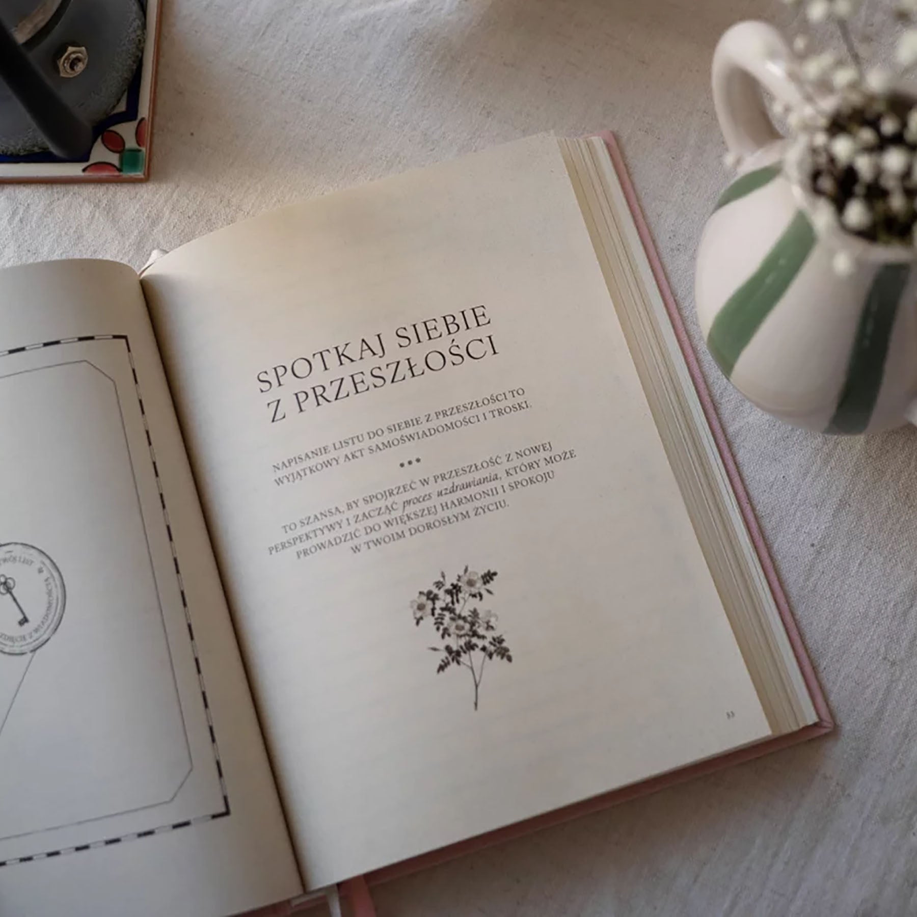 Welurowy pamiętnik – beżowy, Jaśnie Plan, papierniczy design