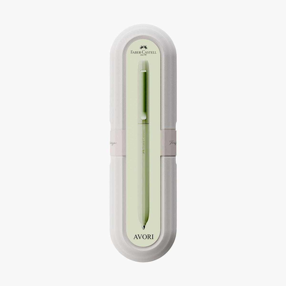 Długopis Avori zielony – Fresh Breeze, Faber-Castell, papierniczy design
