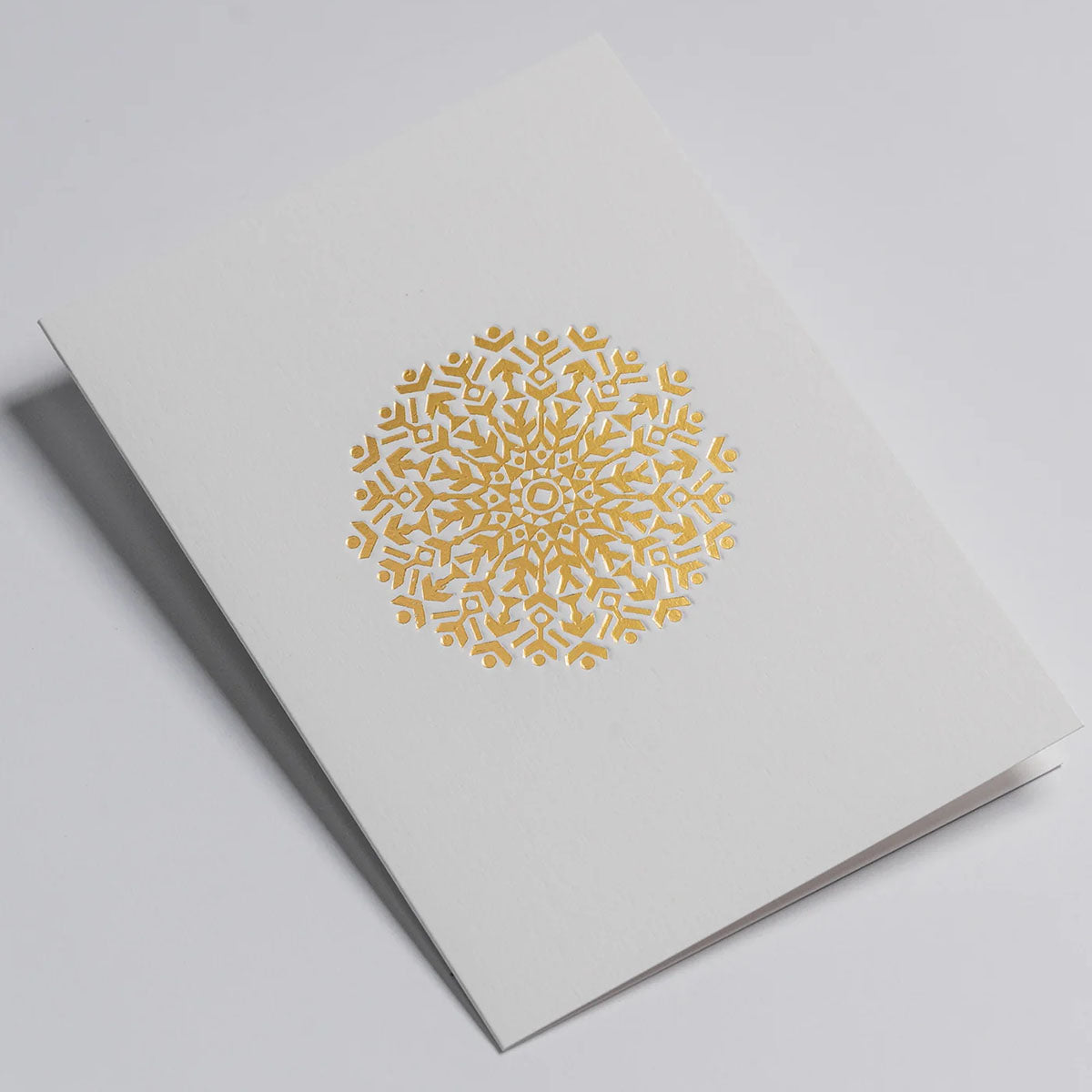 Kartka świąteczna – płatek śniegu, Lagom, papierniczy design