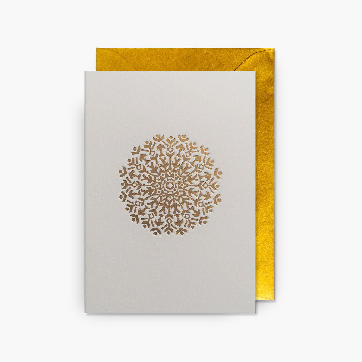 Kartka świąteczna – płatek śniegu, Lagom, papierniczy design