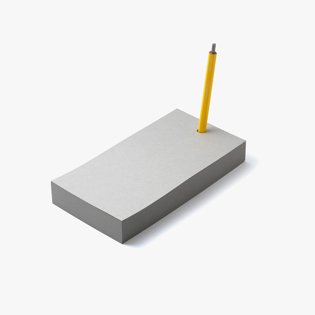 Notatnik z wyrywanymi kartkami Penstand B6 Slim – szary, Objetc Index, papierniczy design