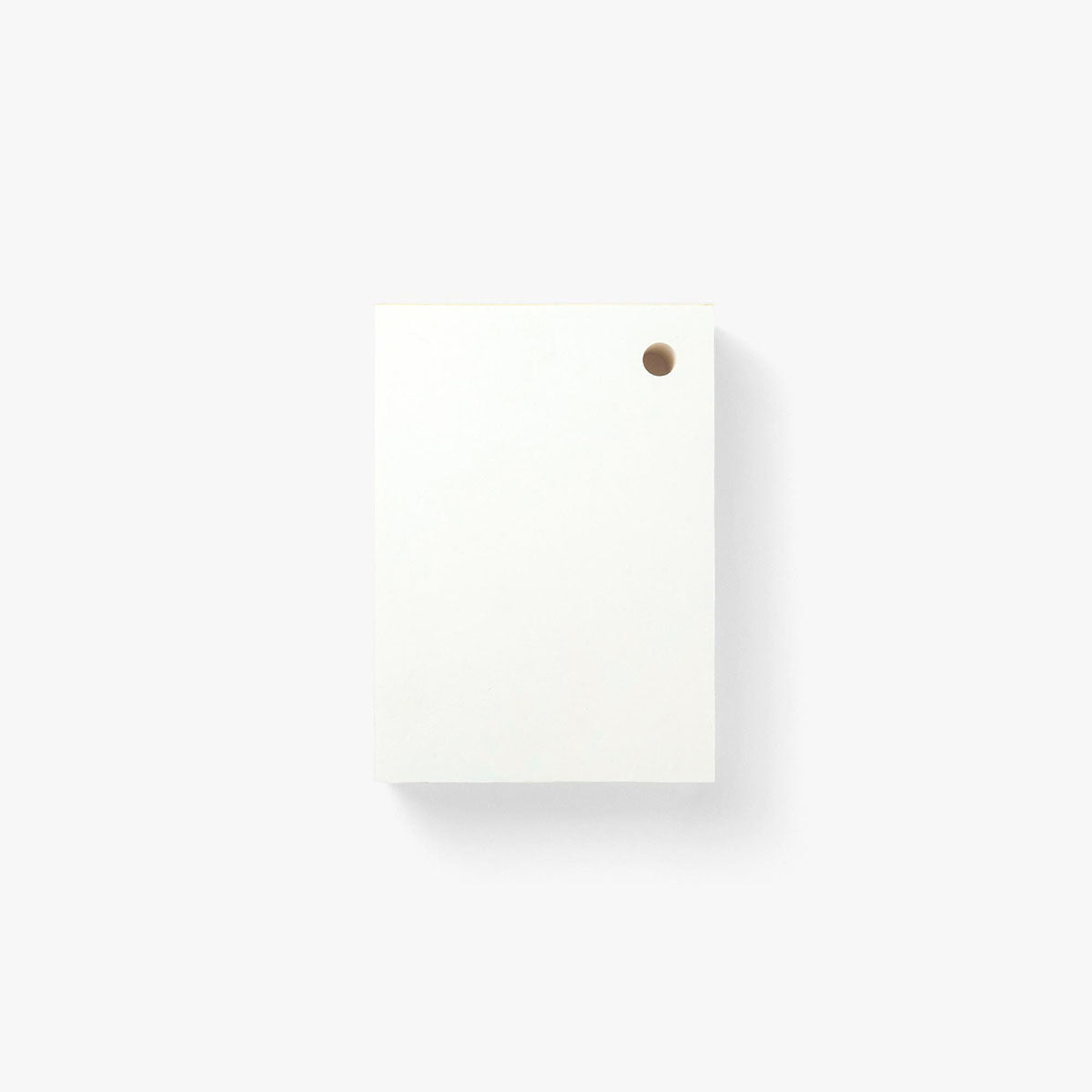 Notatnik z wyrywanymi kartkami Penstand B7 – biały, Objetc Index, papierniczy design