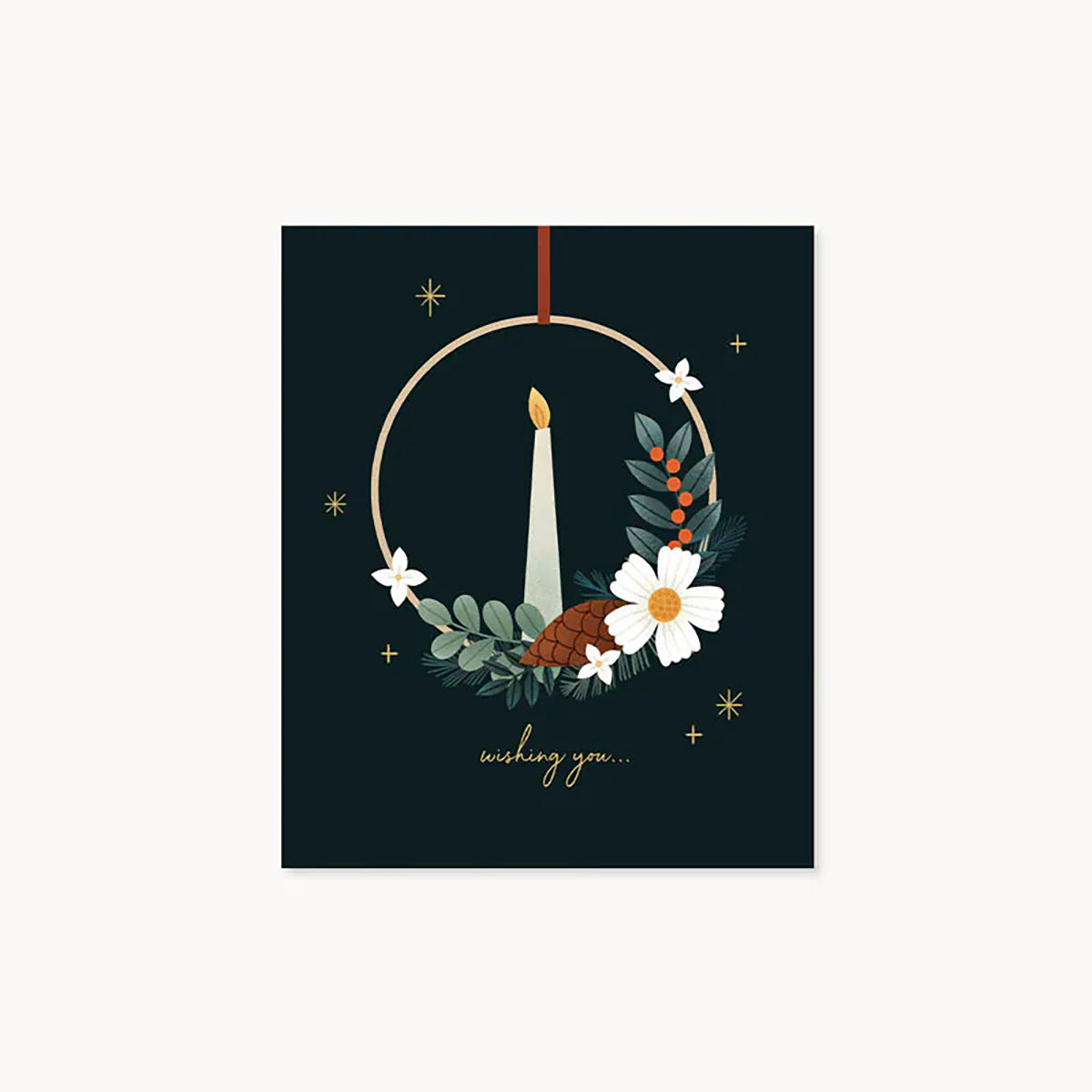 Świąteczna kartka pop-up – świece, UWP Luxe, papierniczy design