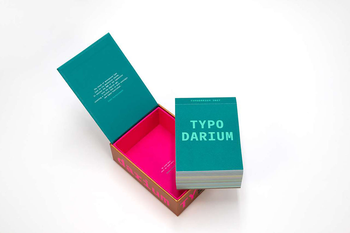 Typodarium 2027 Calendar
