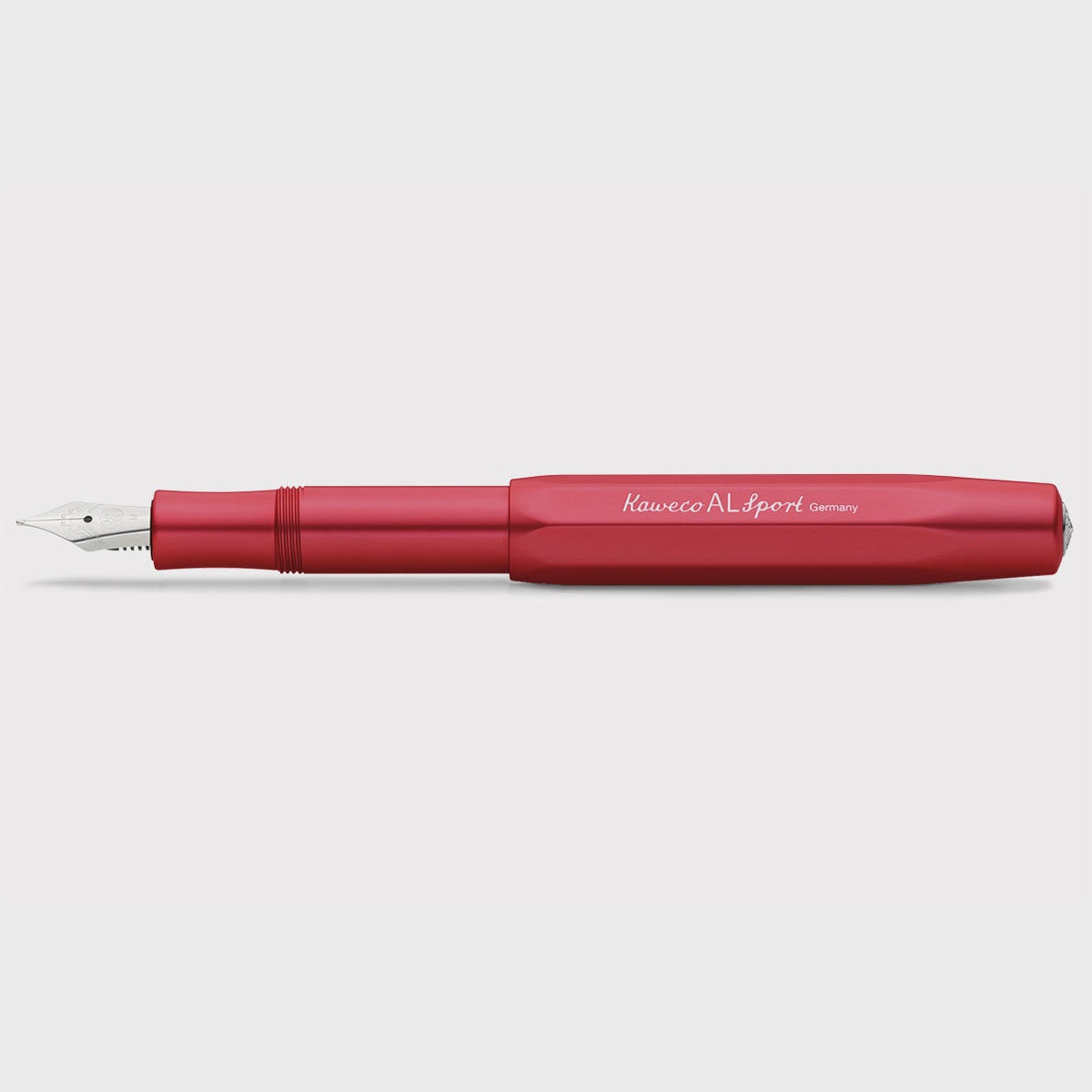 Aluminiowe pióro wieczne - czerwone, AL Sport, Kaweco, design sklep papierniczy, domowe biuro