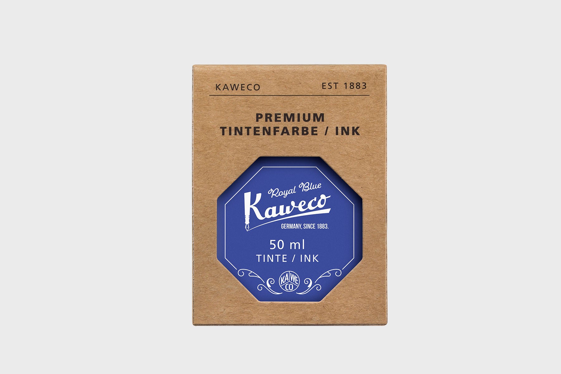 Atrament Kaweco Royal Blue, Kaweco, design sklep papierniczy, domowe biuro