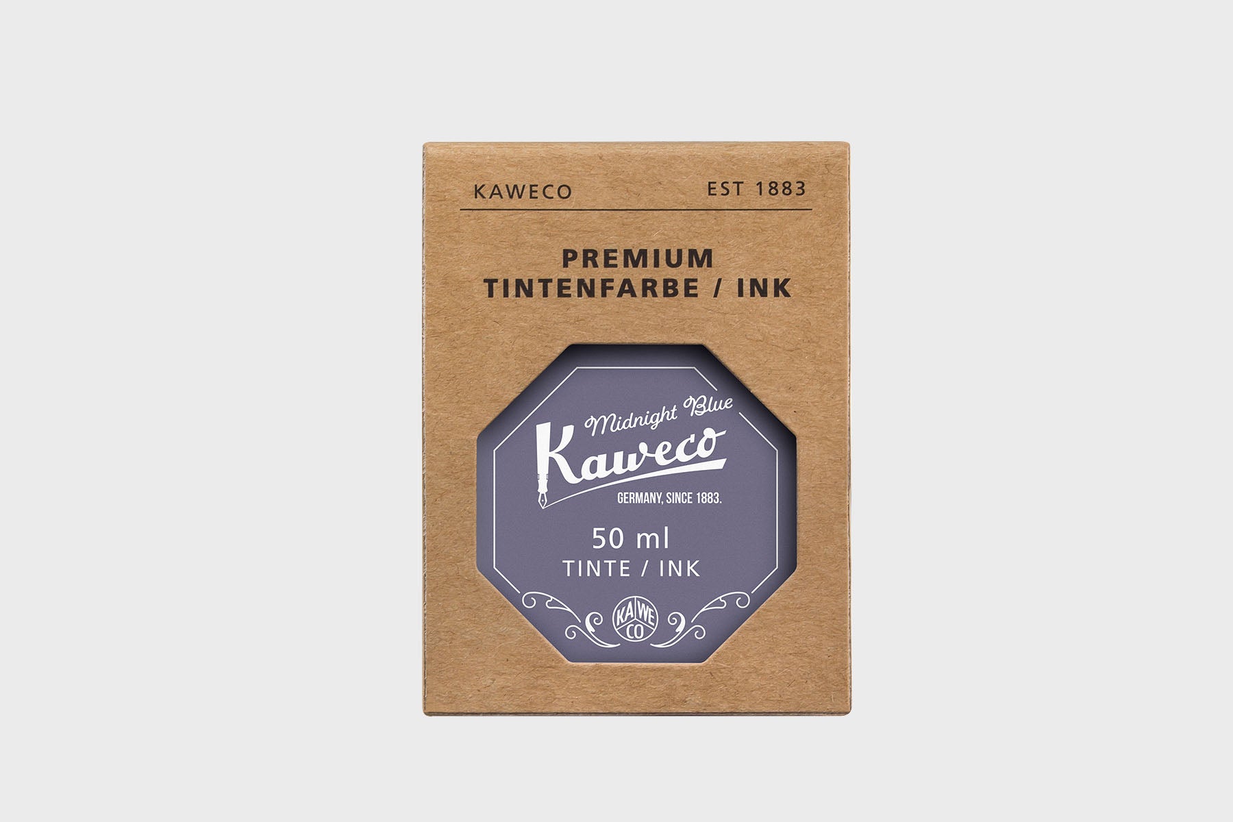 Atrament Kaweco Midnight Blue, Kaweco, design sklep papierniczy, domowe biuro