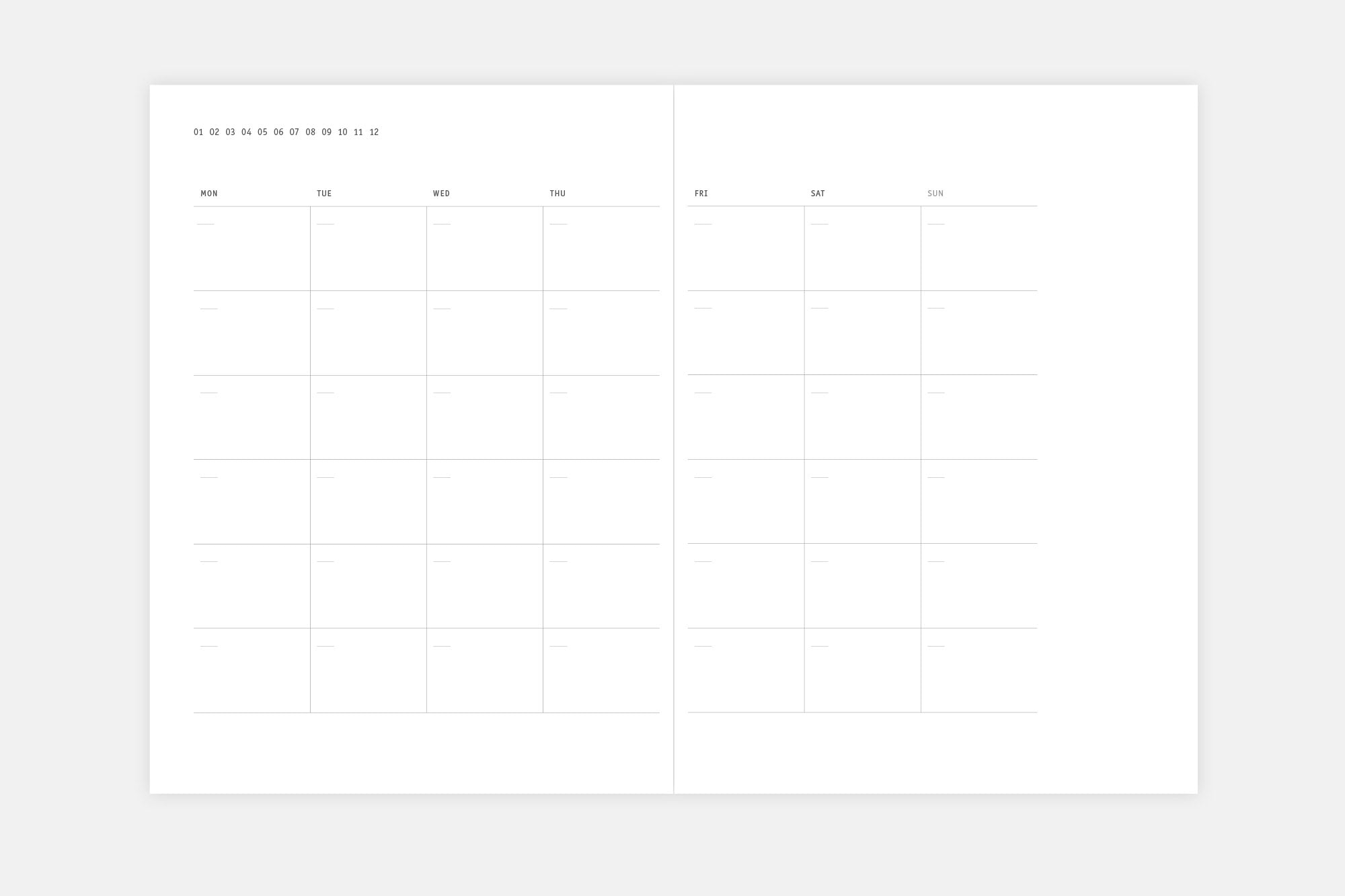 Planner KLASYK – północ, Papierniczeni, design artykuły biurowe, domowe biuro