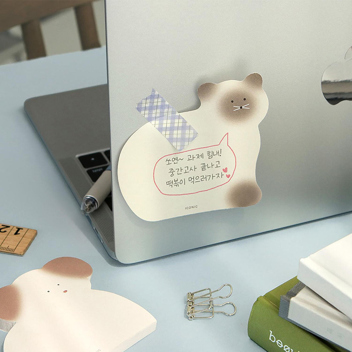 Karteczki Memo Pad – kot, ICONIC, papierniczy design