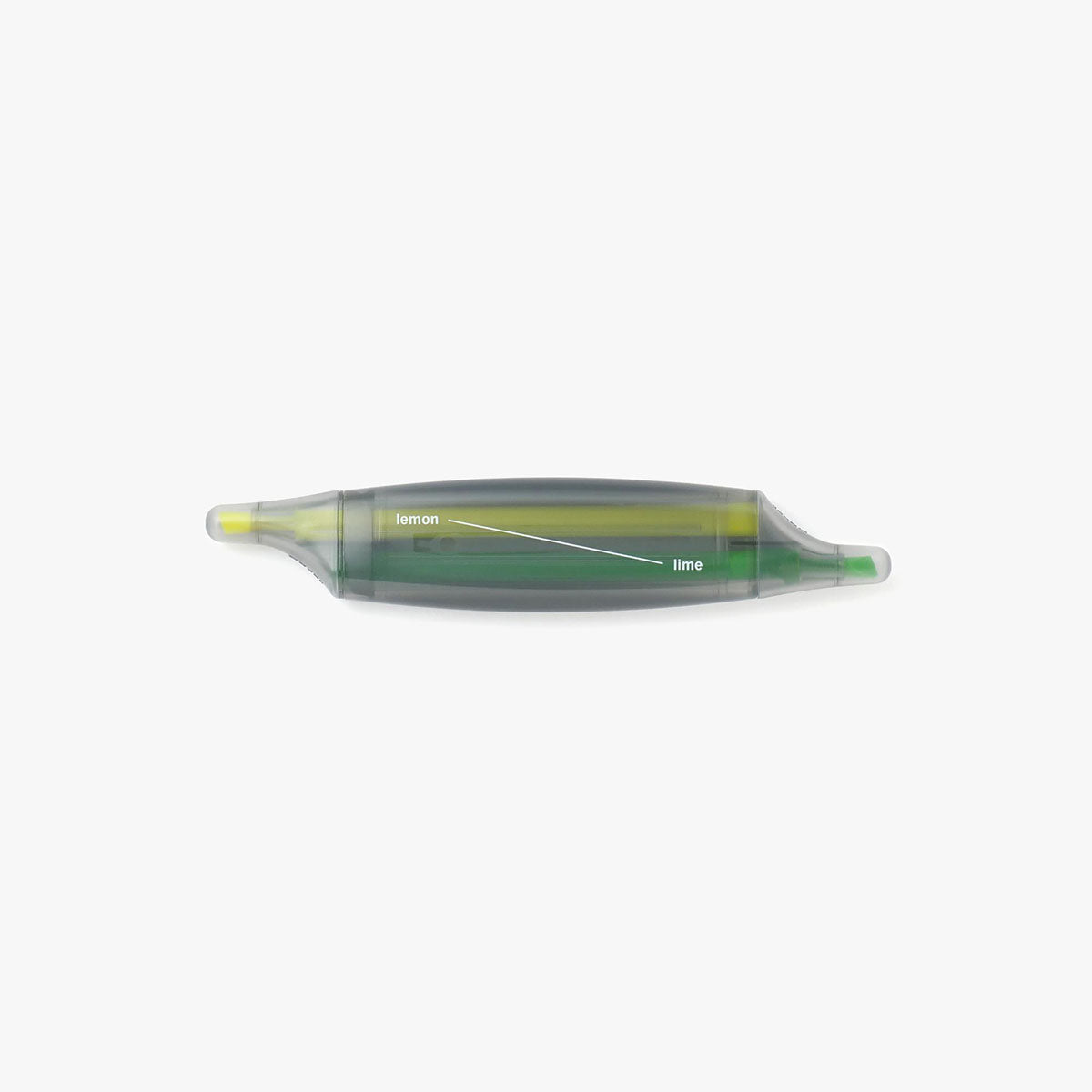 Zakreślacz Parallel Highlighter – żółty/zielony, Object Index, papierniczy design